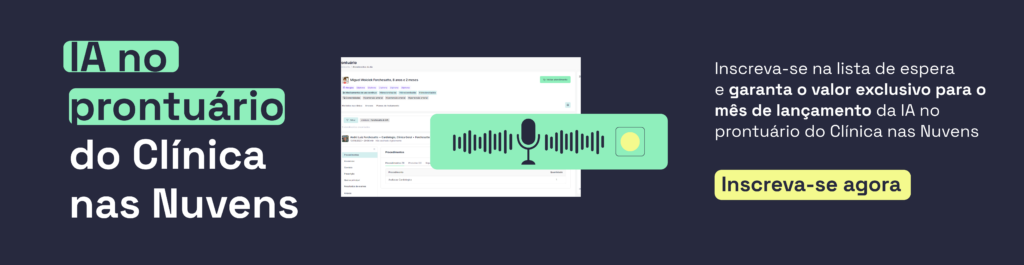 Inteligência artificial no prontuário