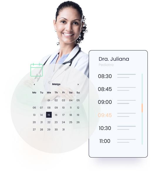 Organize os agendamentos da clínica-escola