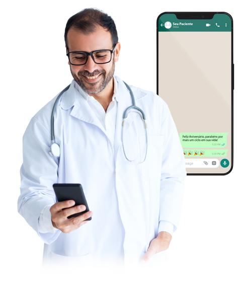 Crie lembretes de aniversário para os pacientes