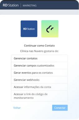 Clínica nas Nuvens + RD Station Marketing